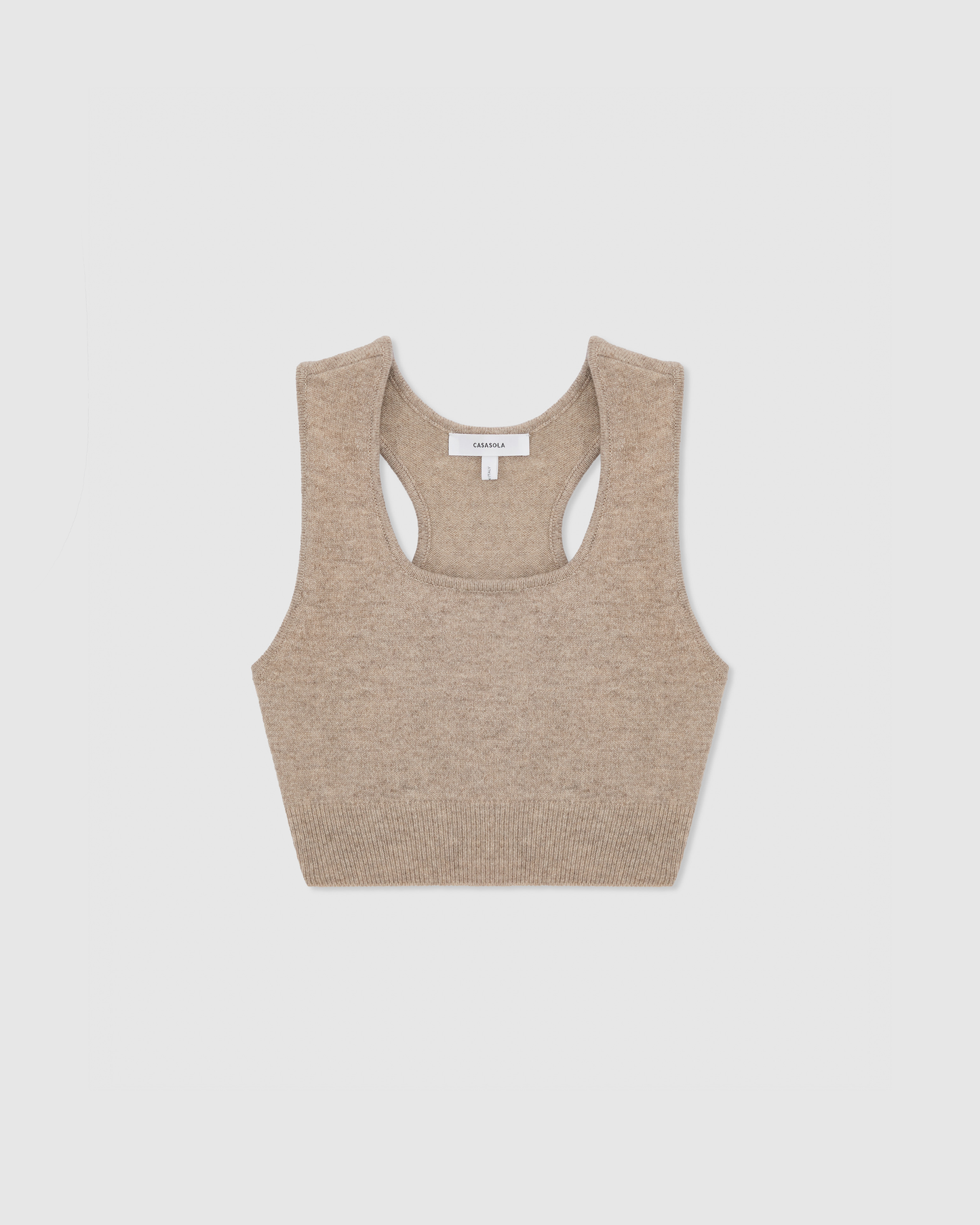 Ada Crop Tank Stone