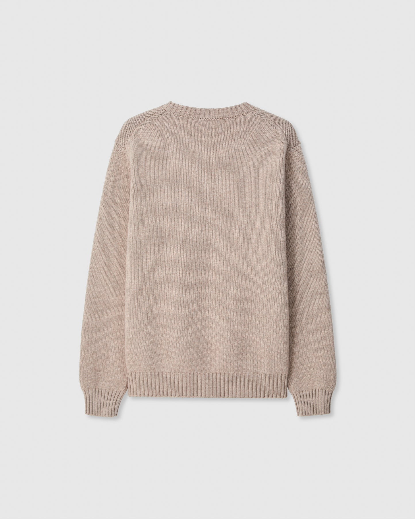 Pino Four-Ply Crew Stone