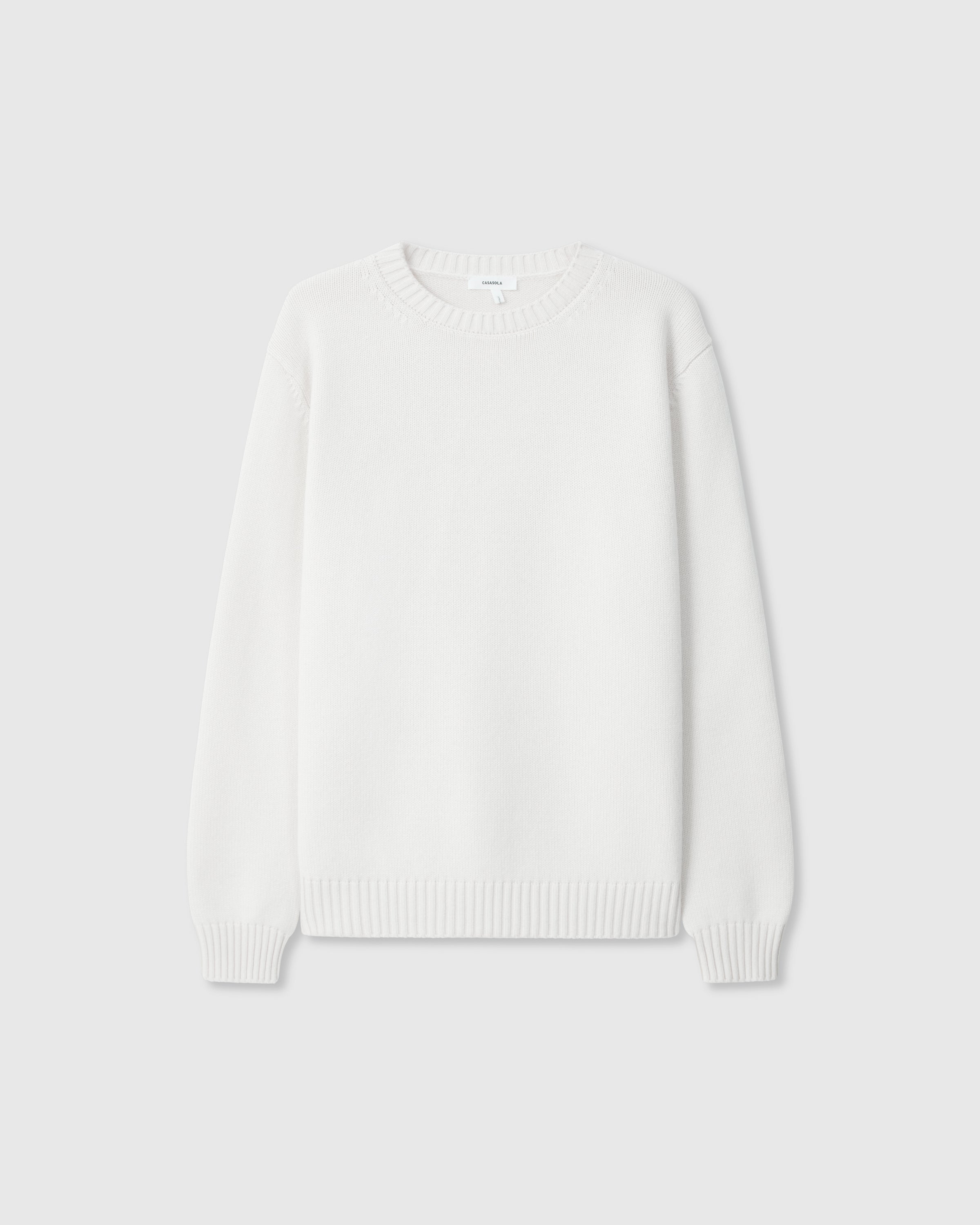 Pino Four-Ply Crew Tapioca