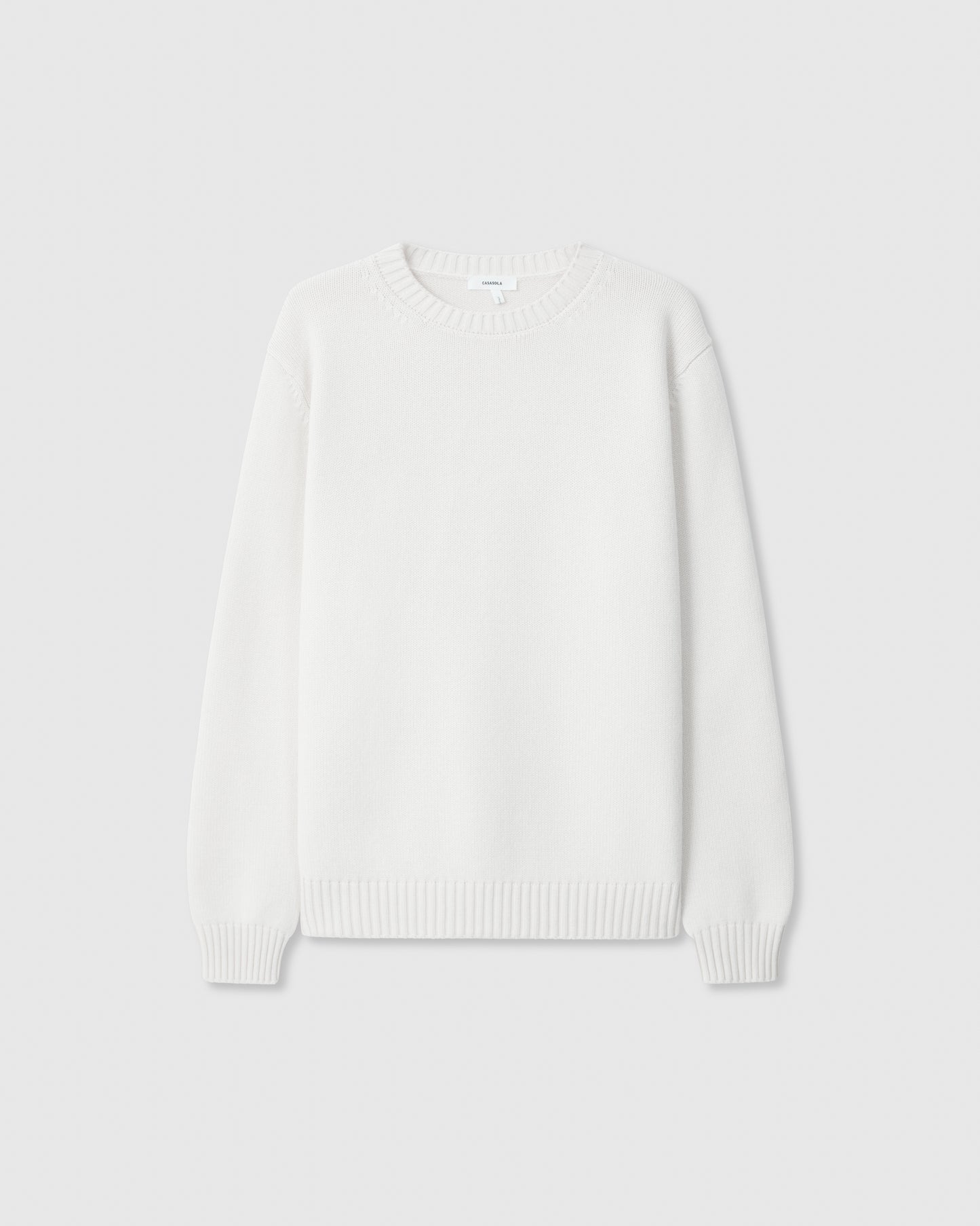Pino Four-Ply Crew Tapioca