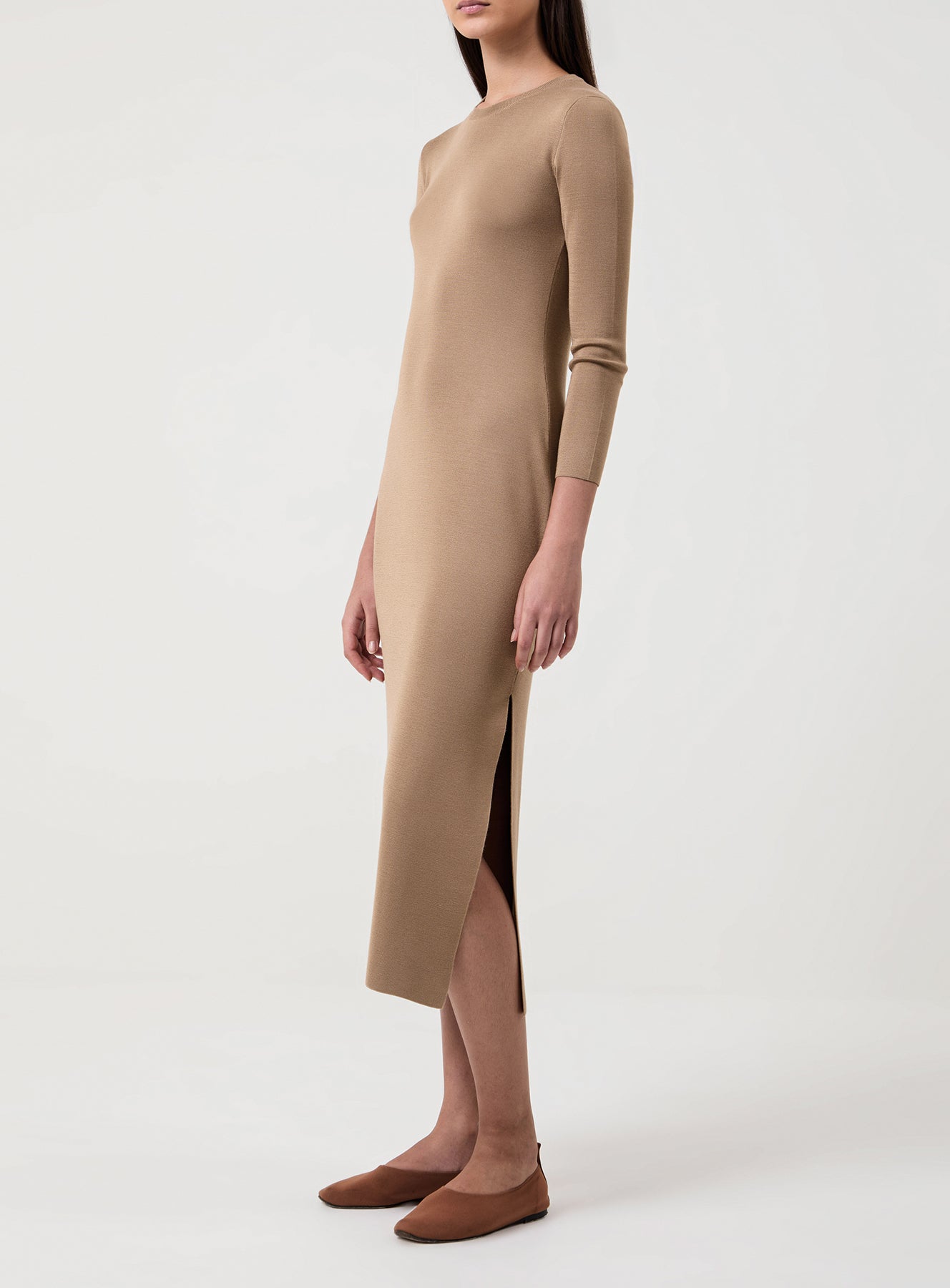 Elisabetta Dress Camel