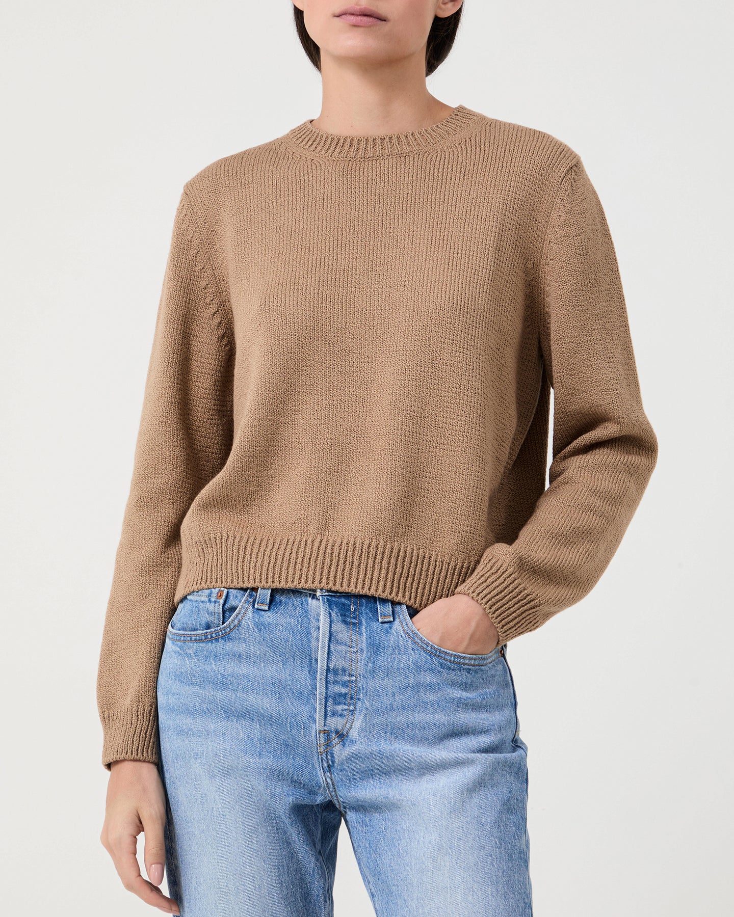 Nina Crewneck Camel