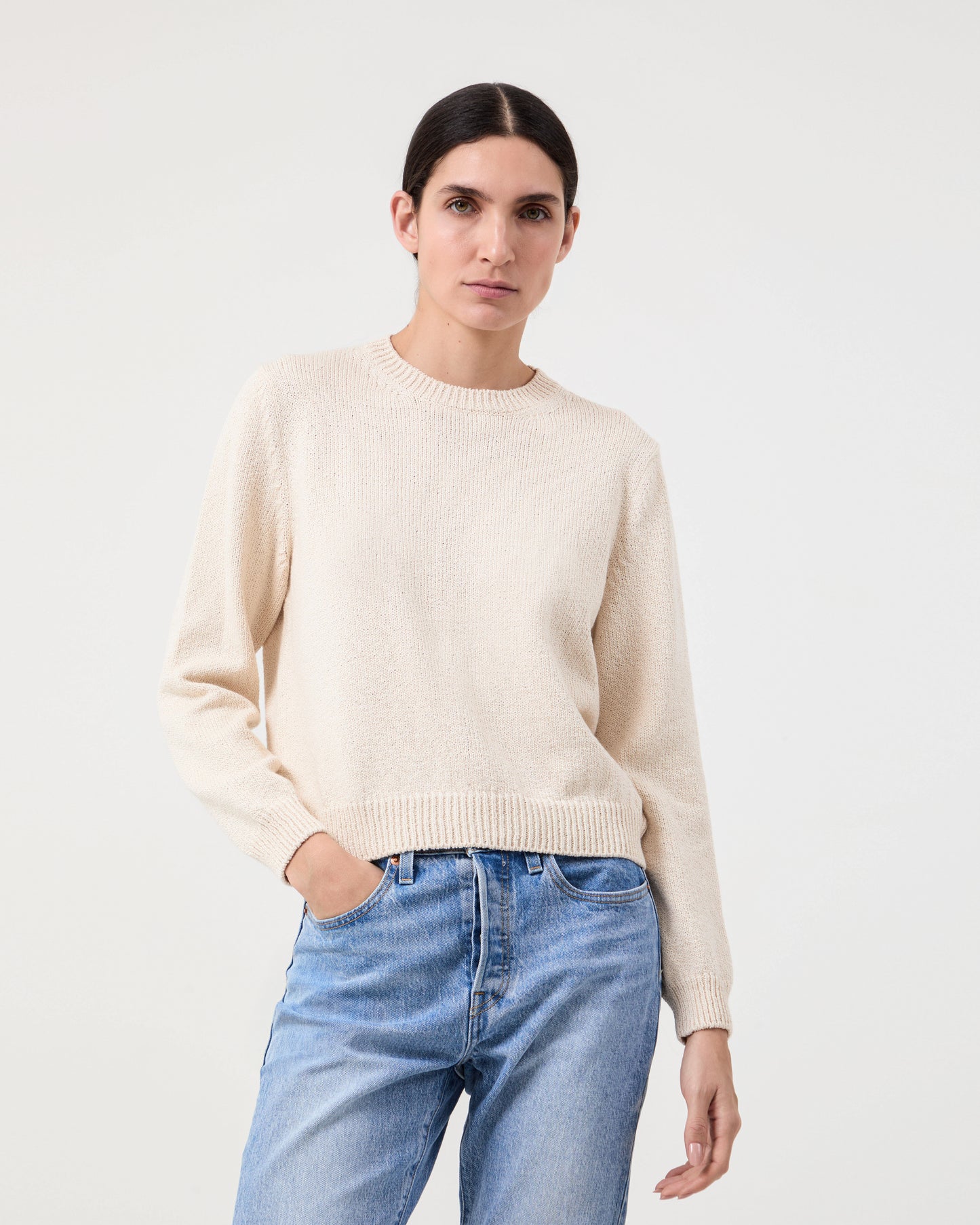 Nina Crewneck Tapioca