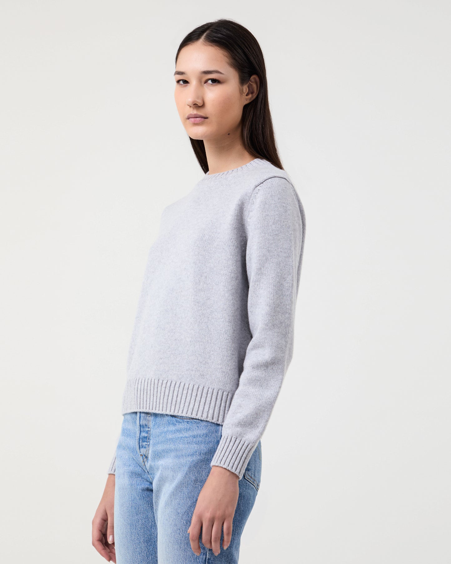 Pina Four-Ply Crew Grey