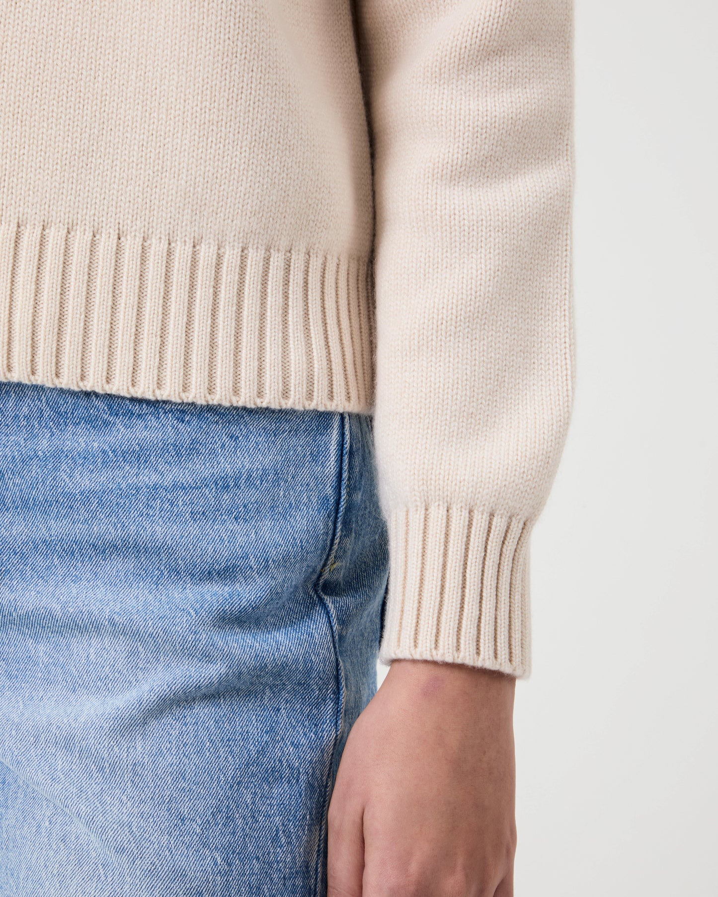 Pina Four-Ply Crew Sand
