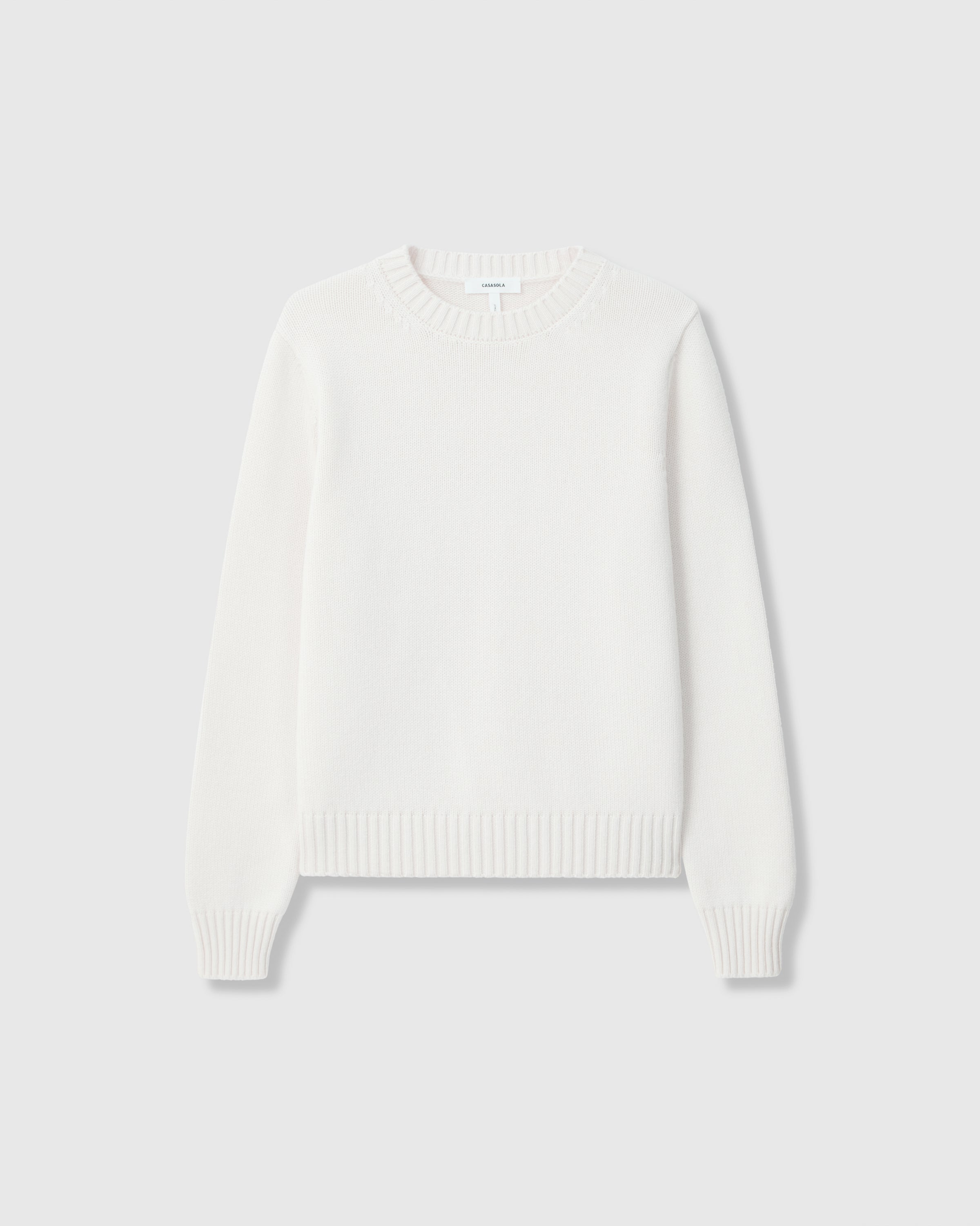 Pina Four-Ply Crew Tapioca