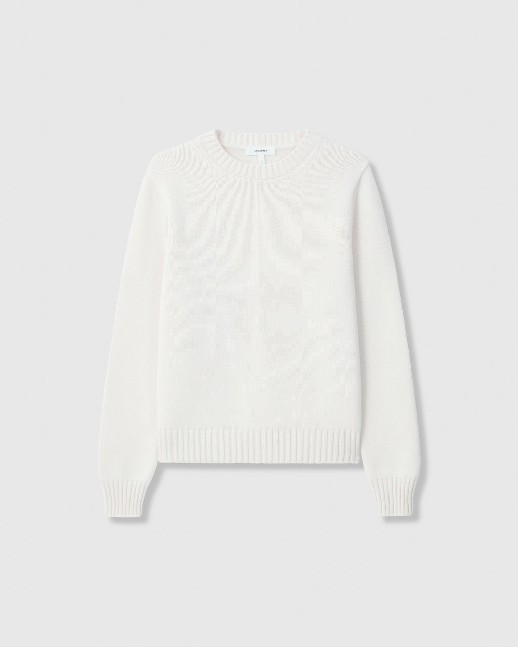Pina Four-Ply Crew Tapioca