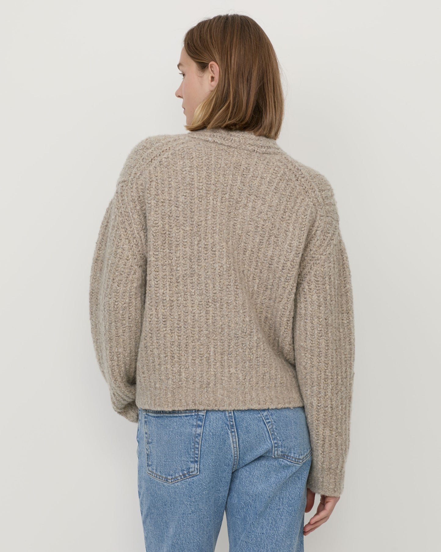 Fumo Cardigan Stone