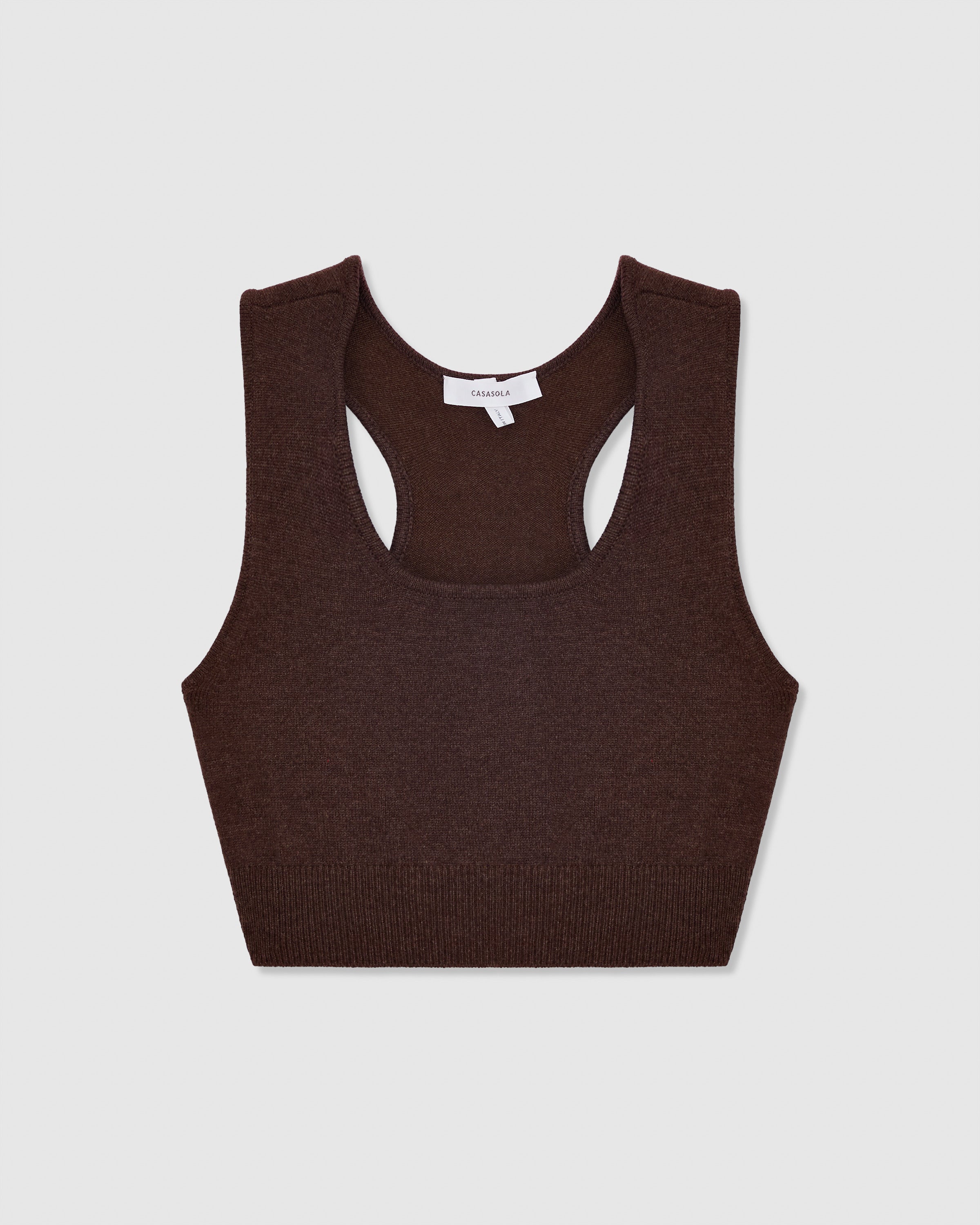 Ada Crop Tank Espresso