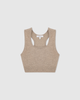 Ada Crop Tank Stone