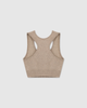 Ada Crop Tank Stone