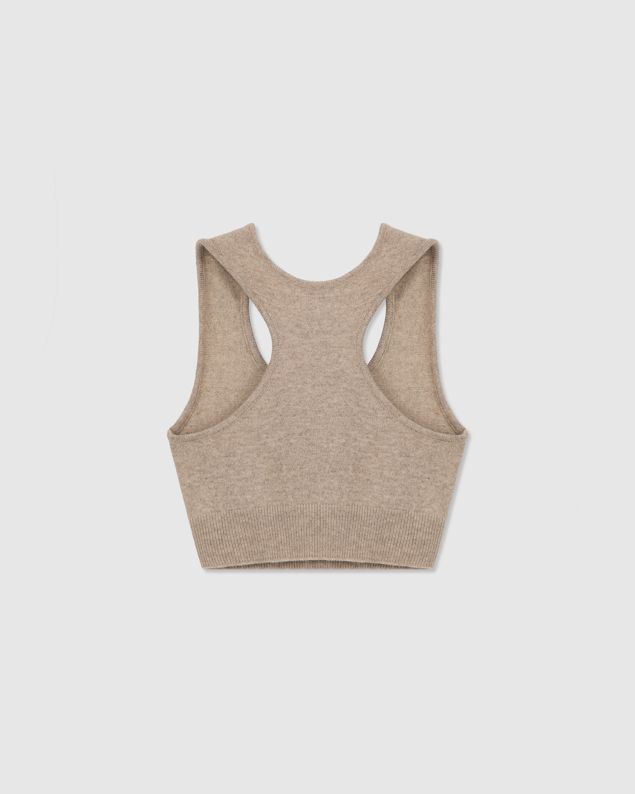 Ada Crop Tank Stone