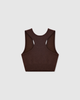 Ada Crop Tank Espresso