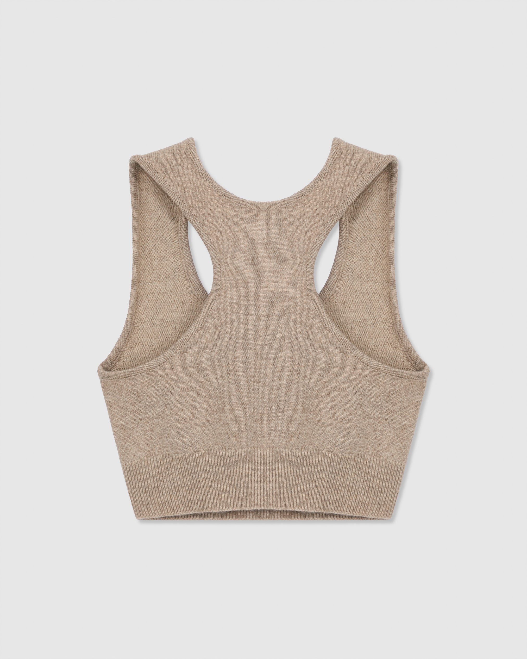 Ada Crop Tank Stone