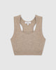 Ada Crop Tank Stone