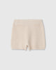 Casasola  Alba knitted cotton white shorts - back view