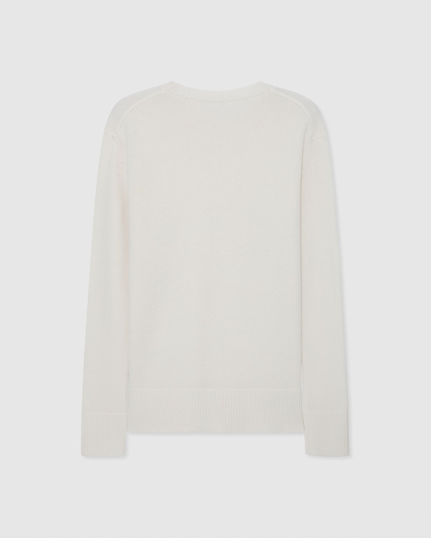 Casasola Maria knitted cashmere oversized crewneck sweater - back view
