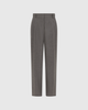 Casasola grey Italian flannel trousers — front view