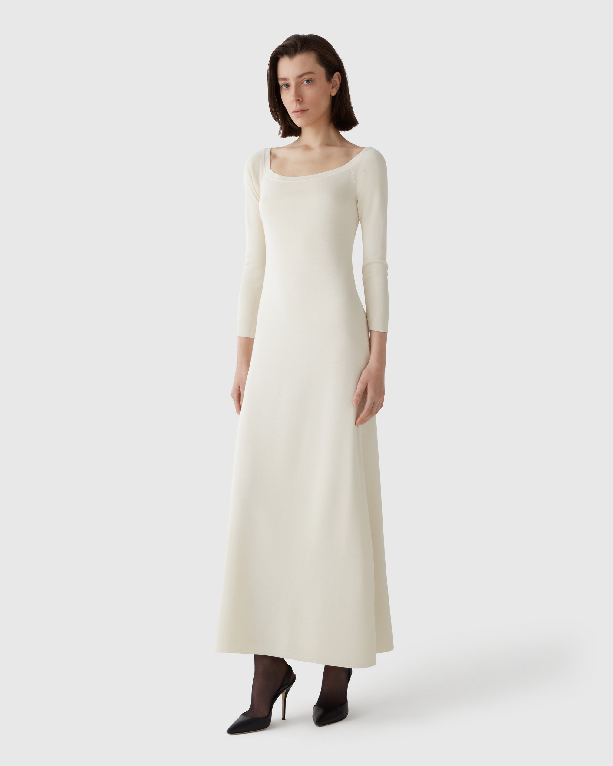 Caterina Knit Dress Ivory