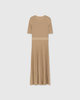 Annamaria Pointelle Dress Camel