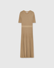 Annamaria Pointelle Dress Camel
