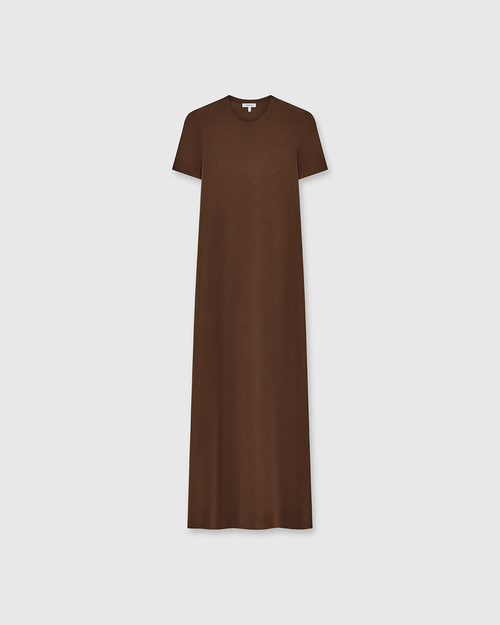 Georgia Compact Dress Brown