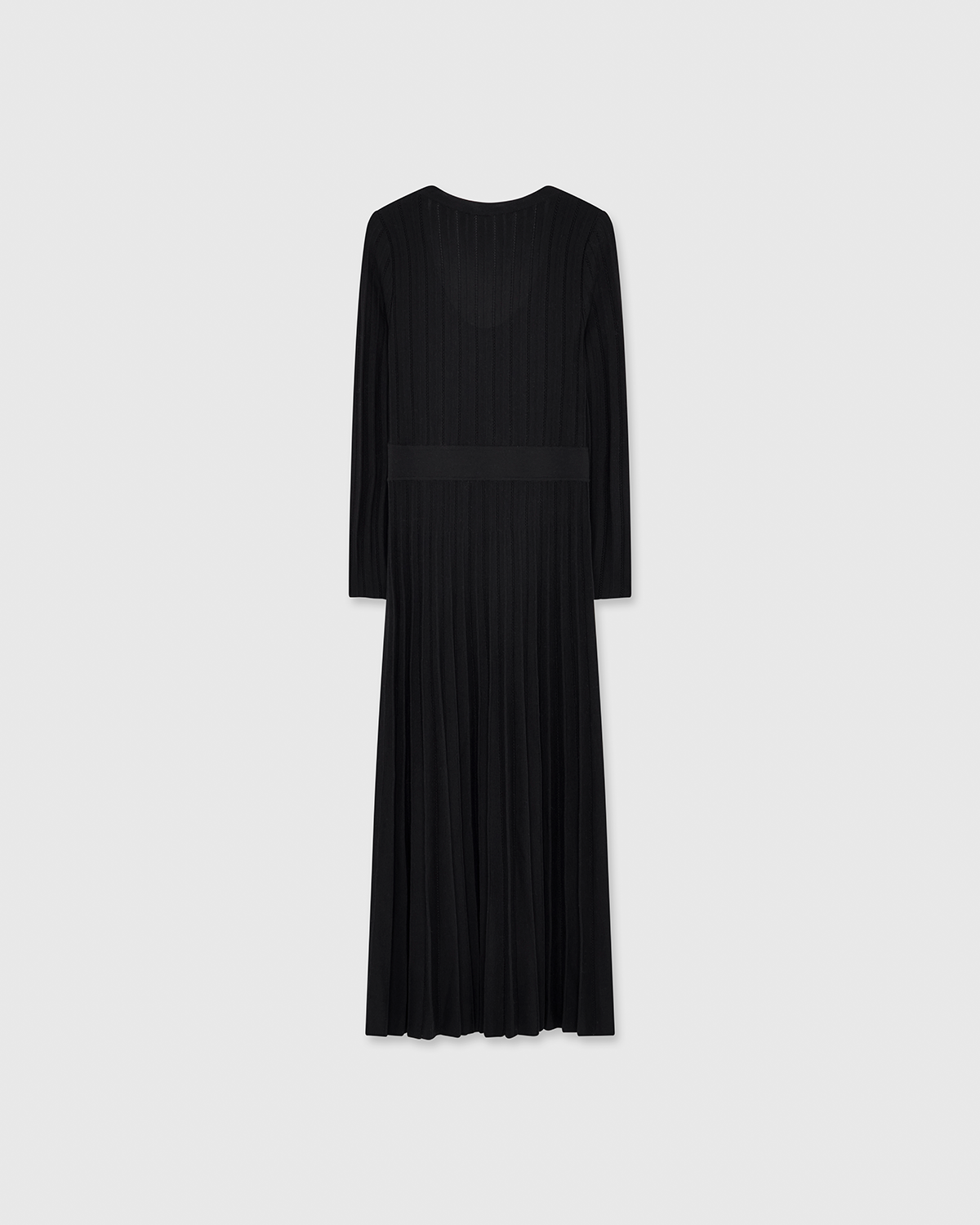 Maria-Carla Pointelle Dress Black