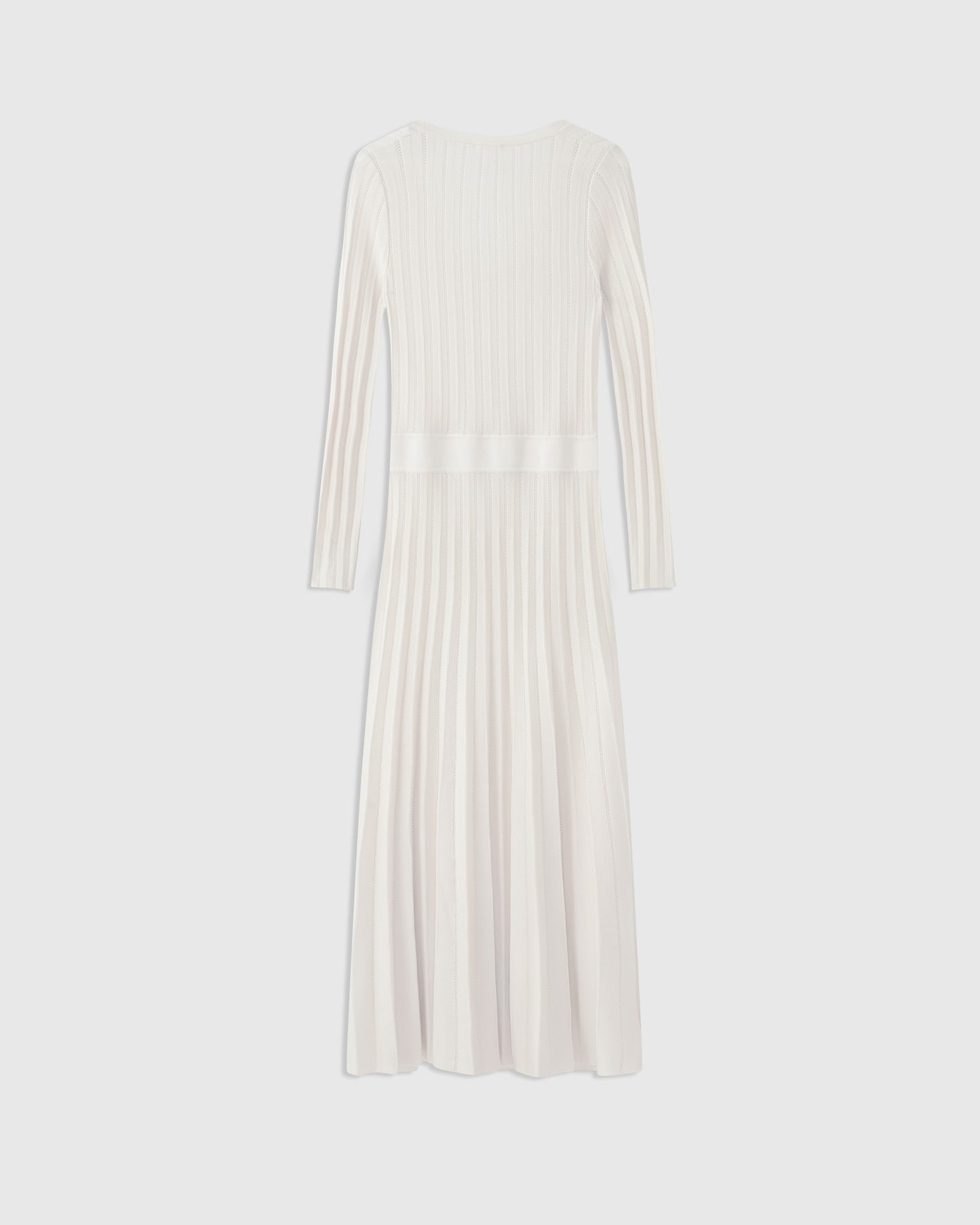 Mariacarla Pointelle Dress Ivory