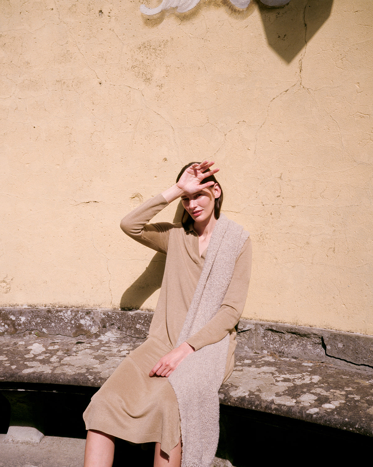 Daria Knit Dress Camel