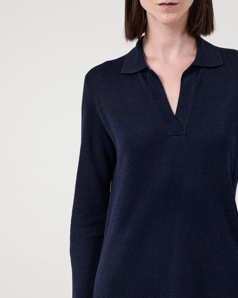 Daria Knit Dress Navy