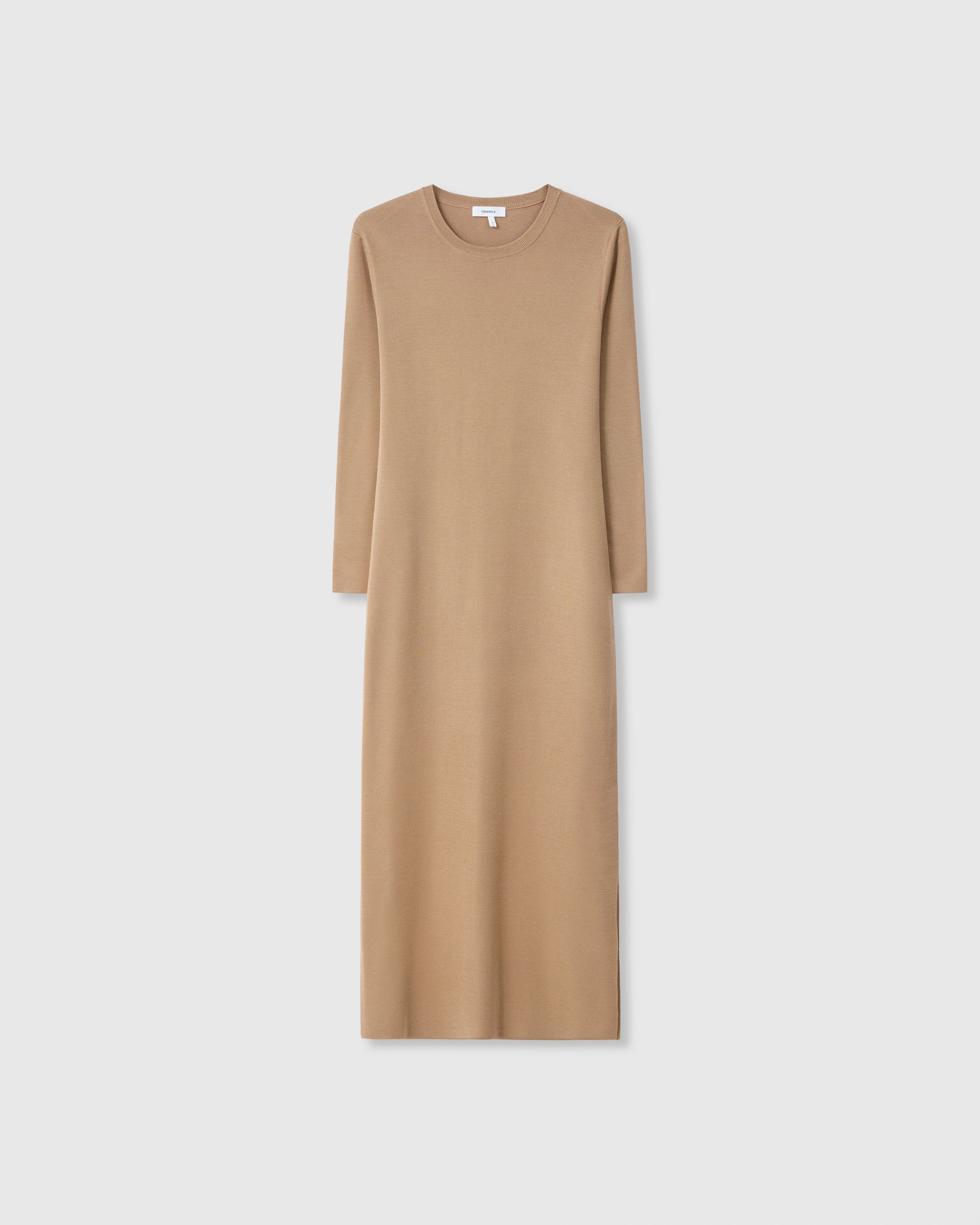 Elisabetta Knit Dress Camel
