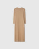 Casasola Elisabetta Silk Knit Camel Midi-Dress - Back View