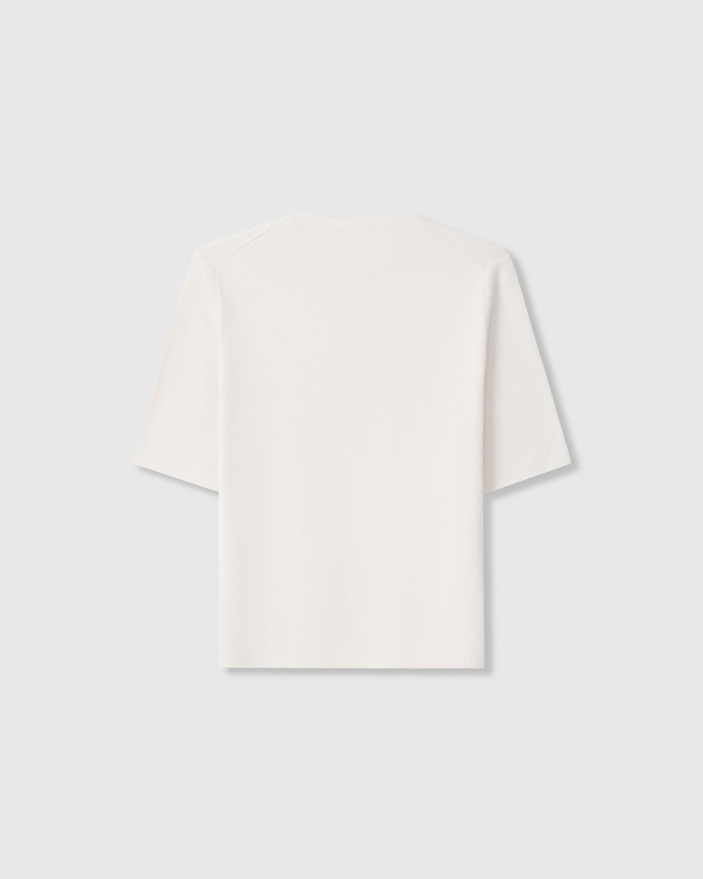 Casasola Eva Knitted 100% Silk Top White 