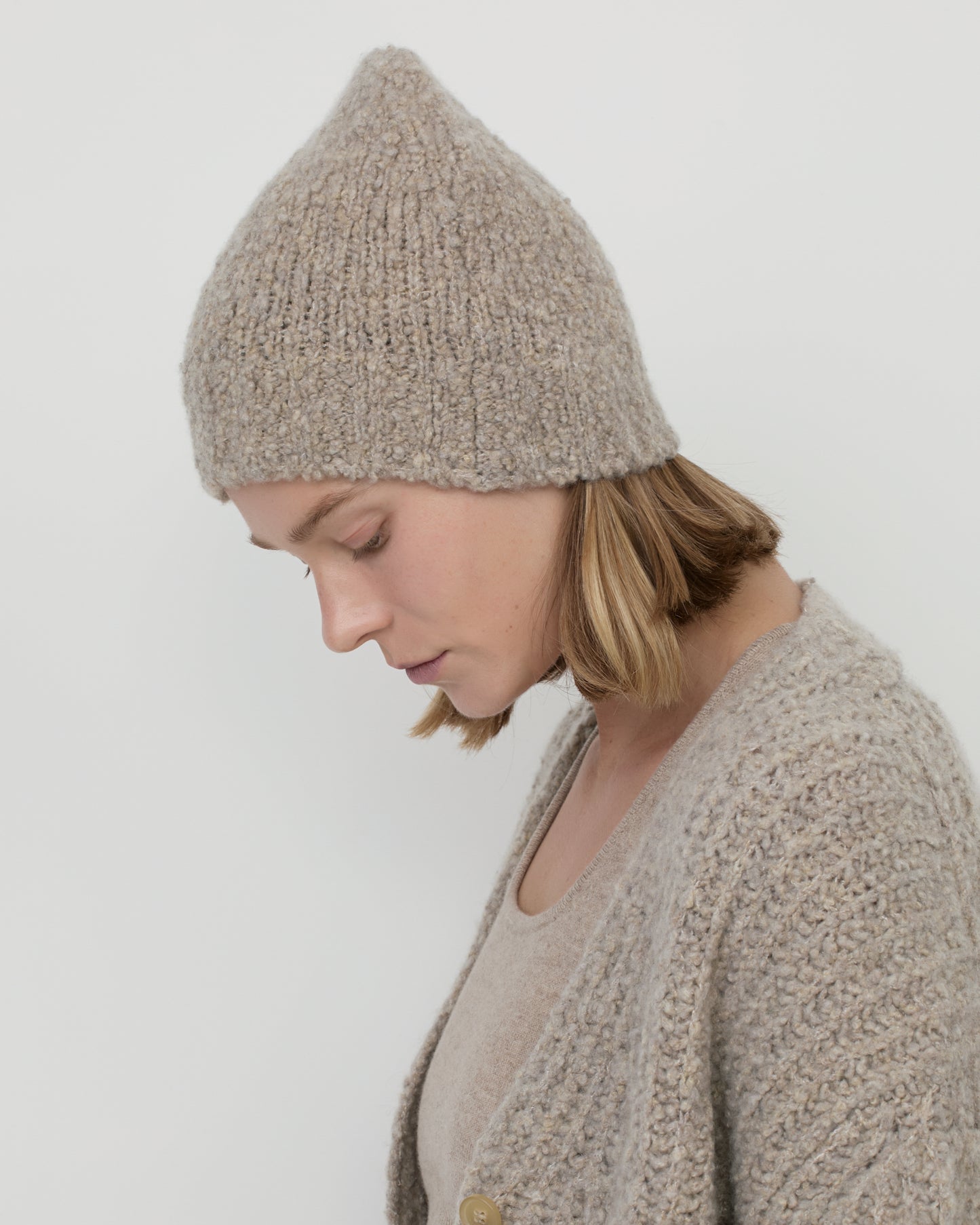 Fedele W Beanie Stone