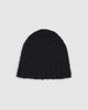 Casasola Fedele knitted cashmere silk beanie in navy