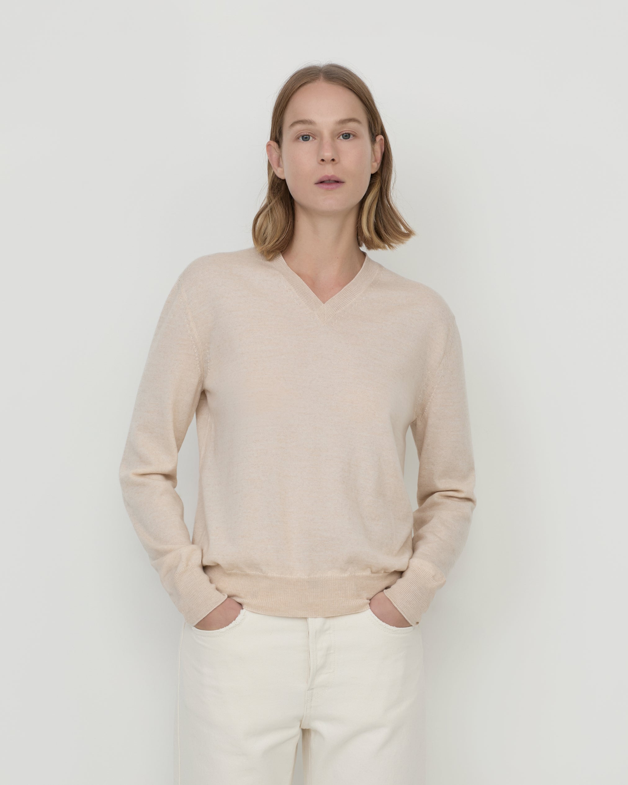 Giada V-Neck Sand