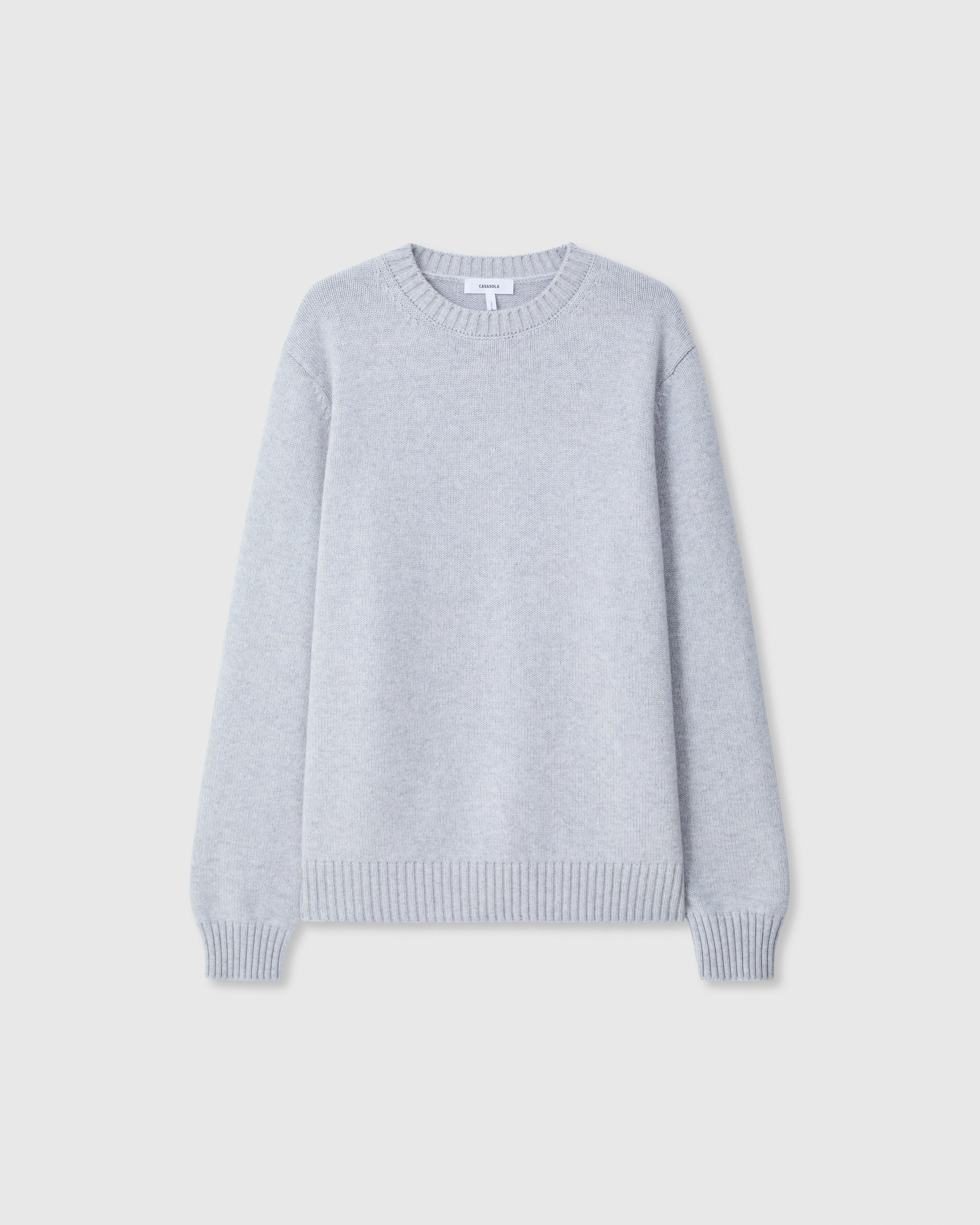 Pino Four-Ply Crew Grey