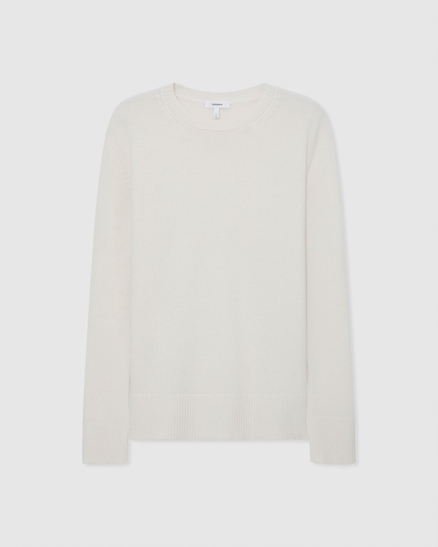 Casasola Maria knitted cashmere oversized crewneck sweater - front view