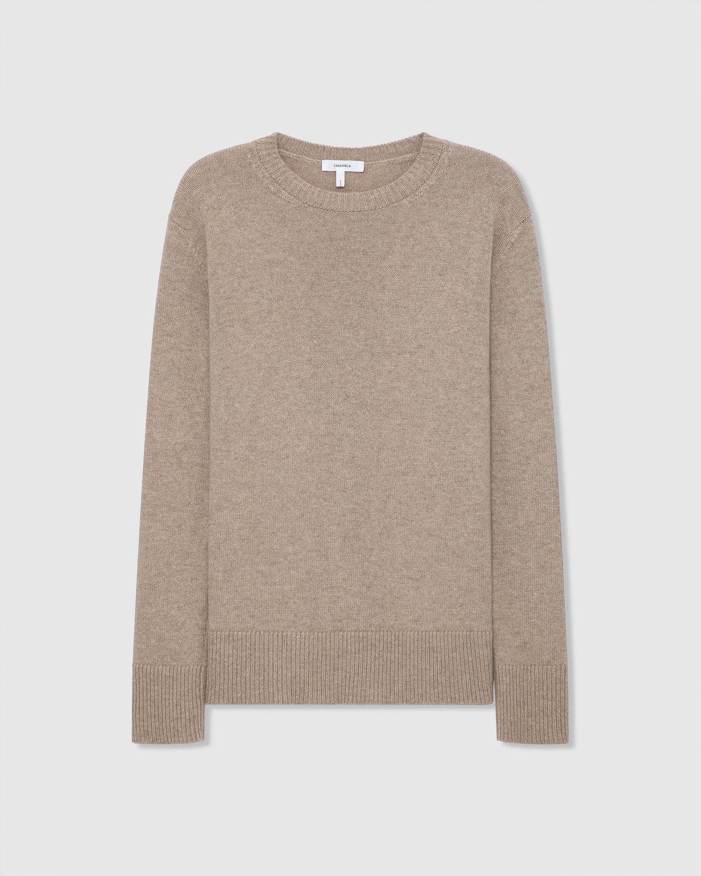 Casasola Maria knitted cashmere oversized crewneck - front view