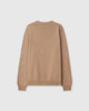 Casasola Nino Knitted Cotton Camel Crewneck - Back View