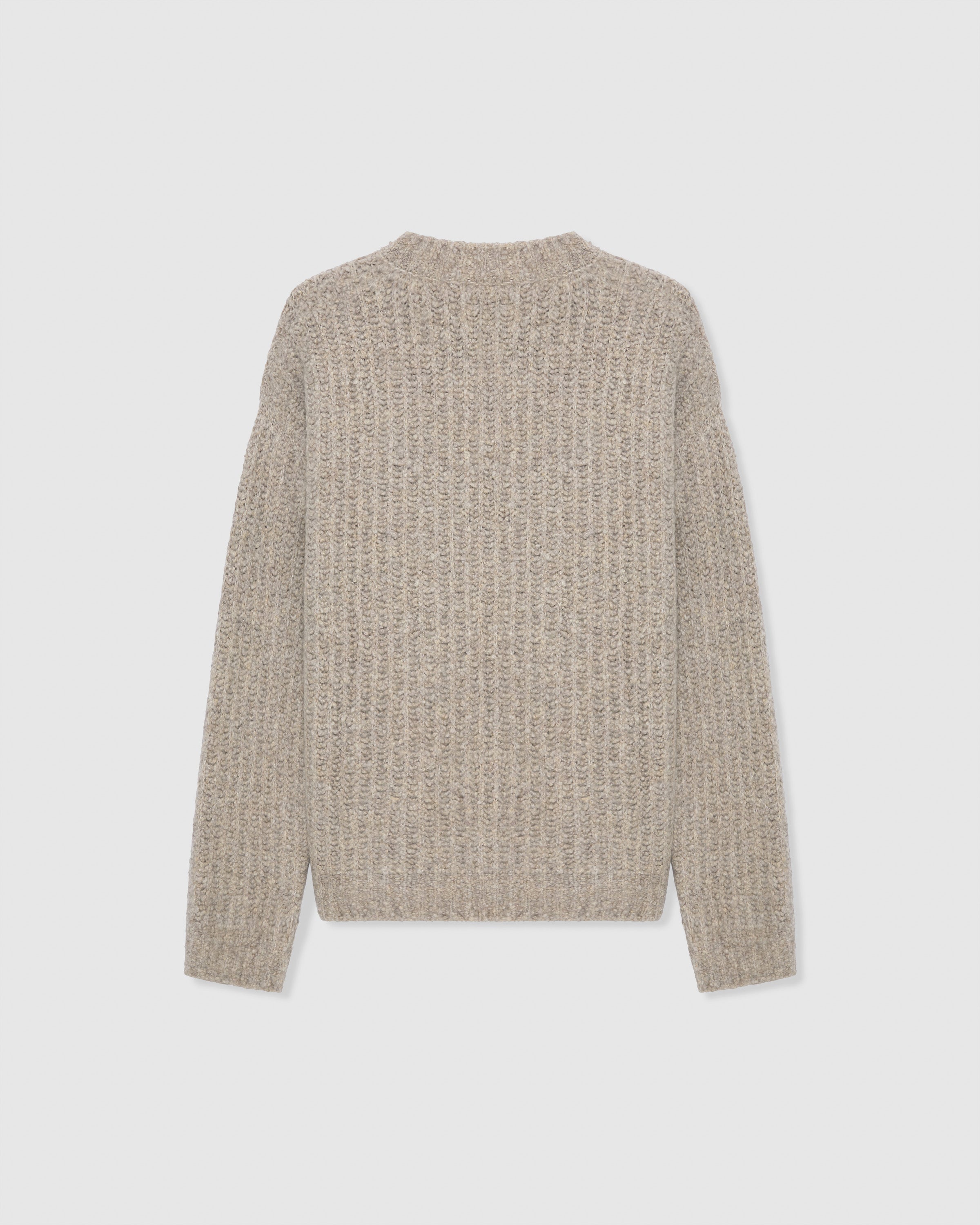 Casasola Orso Cashmere-Silk Knit Stone Crewneck – CASASOLA