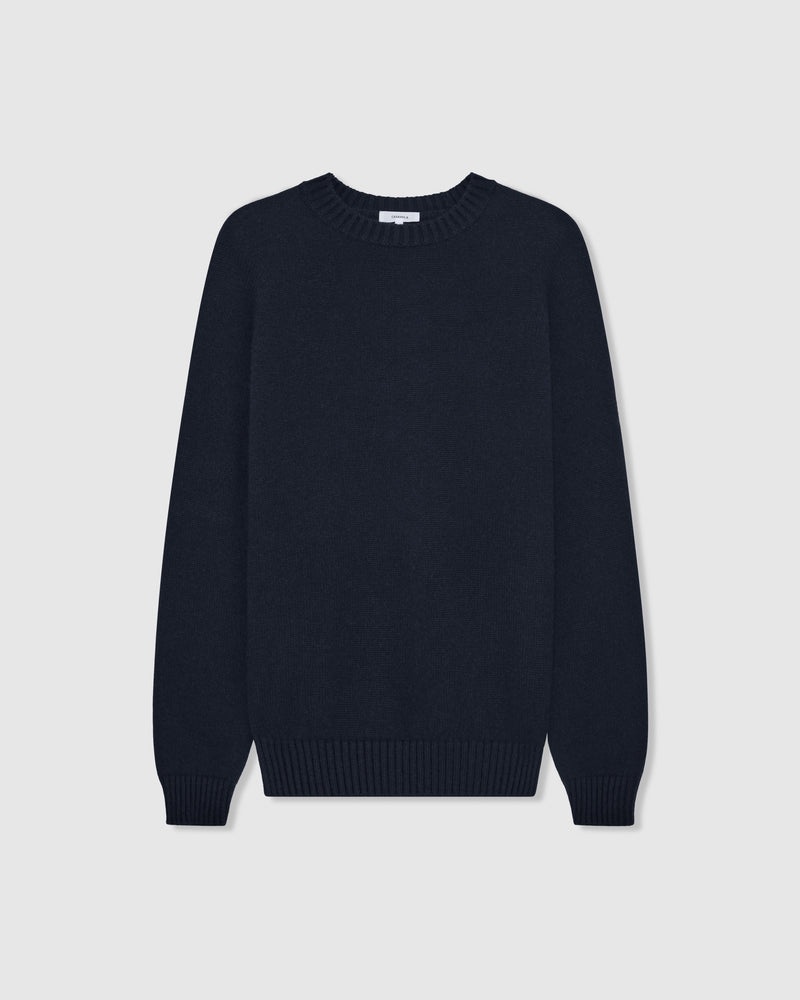 Pino Four-Ply Crew Navy