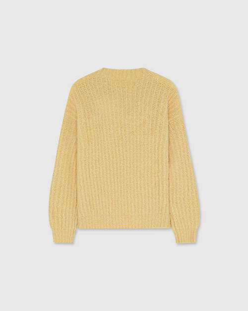 Orso W Bouclé Sweater Yellow