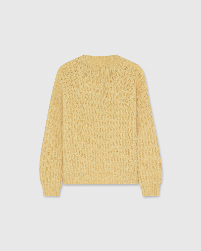 Orso W Bouclé Sweater Yellow