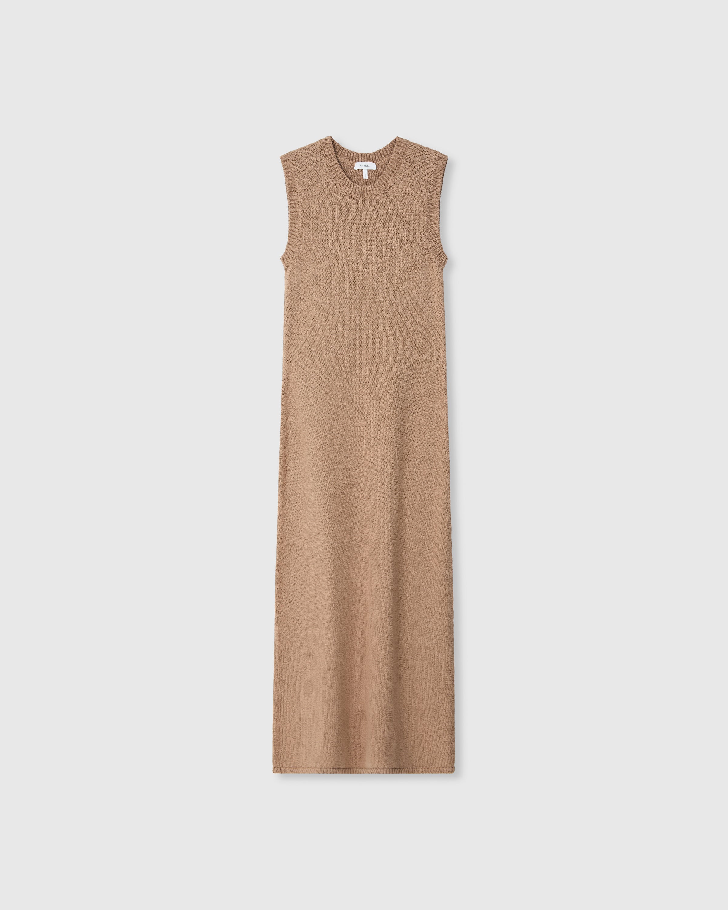 Casasola Violetta Cotton Brown Midi Dress CASASOLA Casasola Violetta Cotton Brown Midi Dress CASASOLA