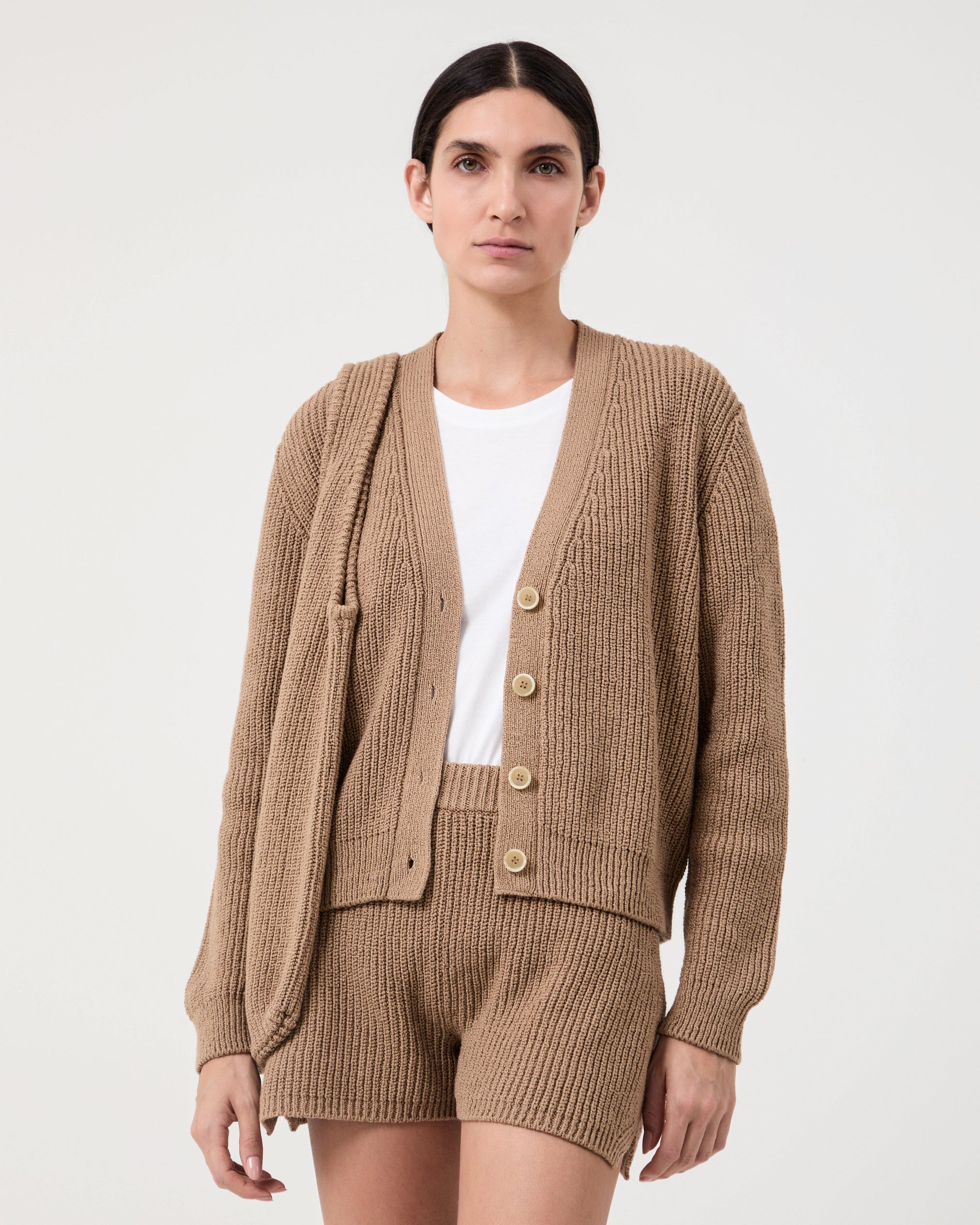 Aurora Cardigan Camel