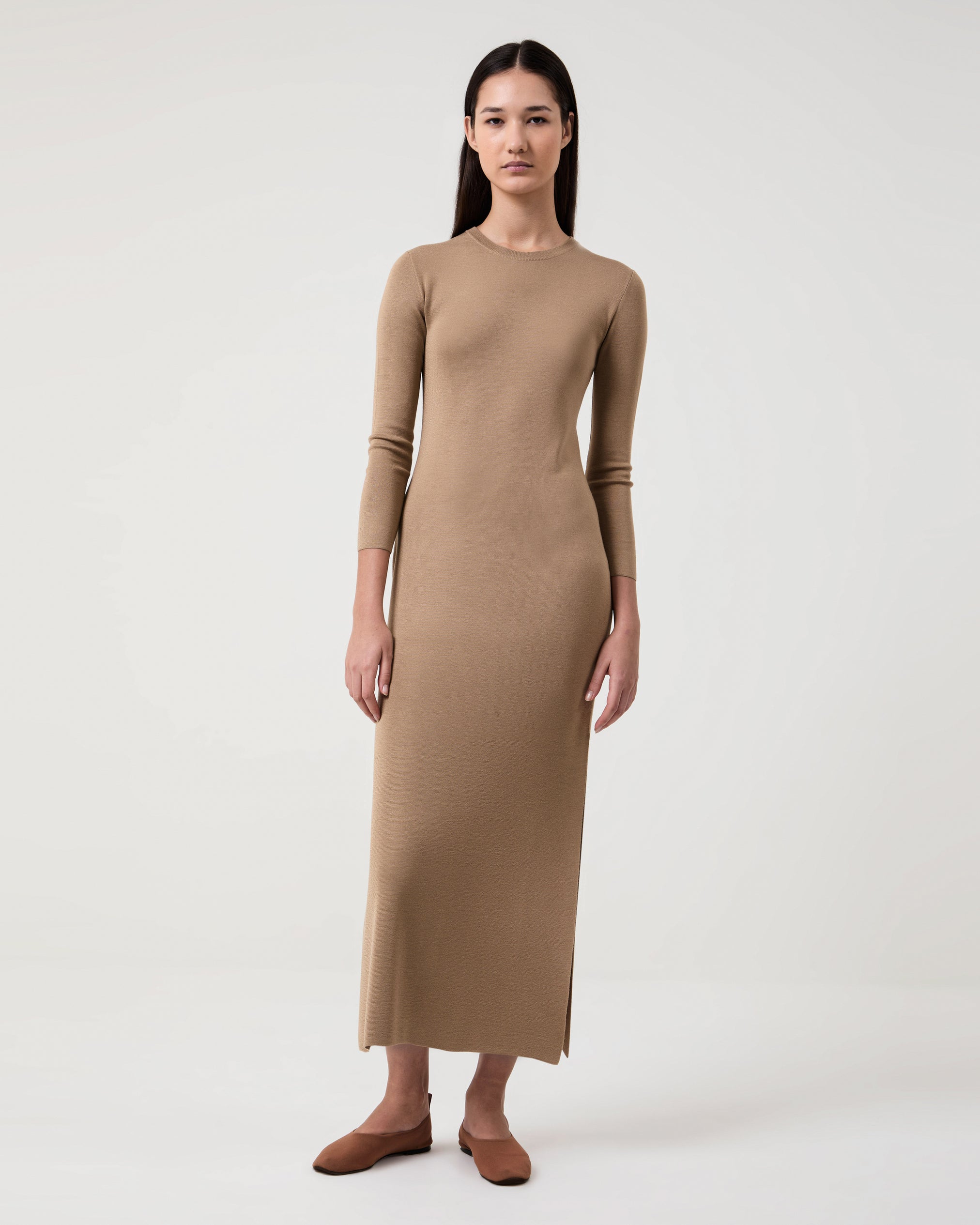 Elisabetta Dress Camel