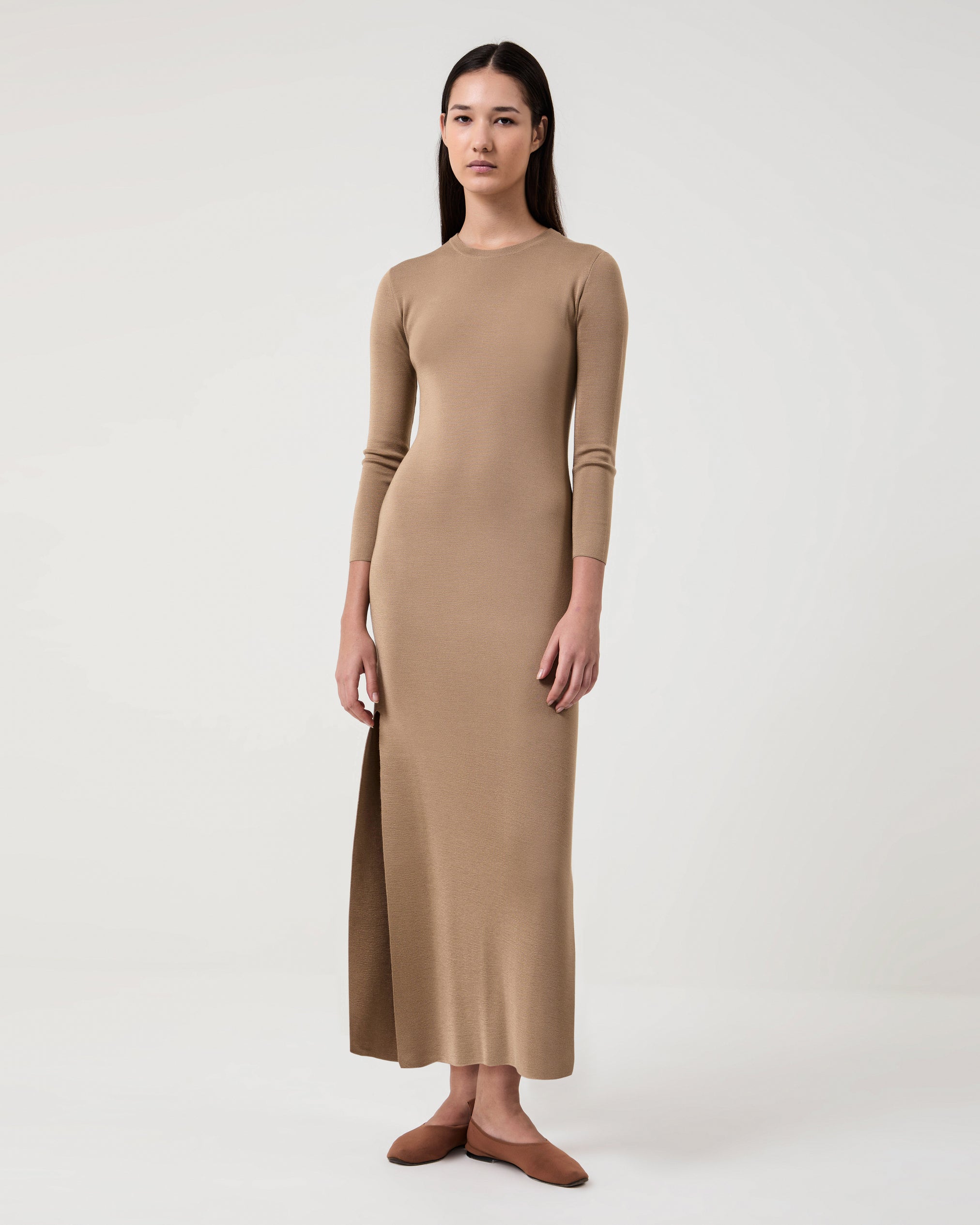 Elisabetta Dress Camel