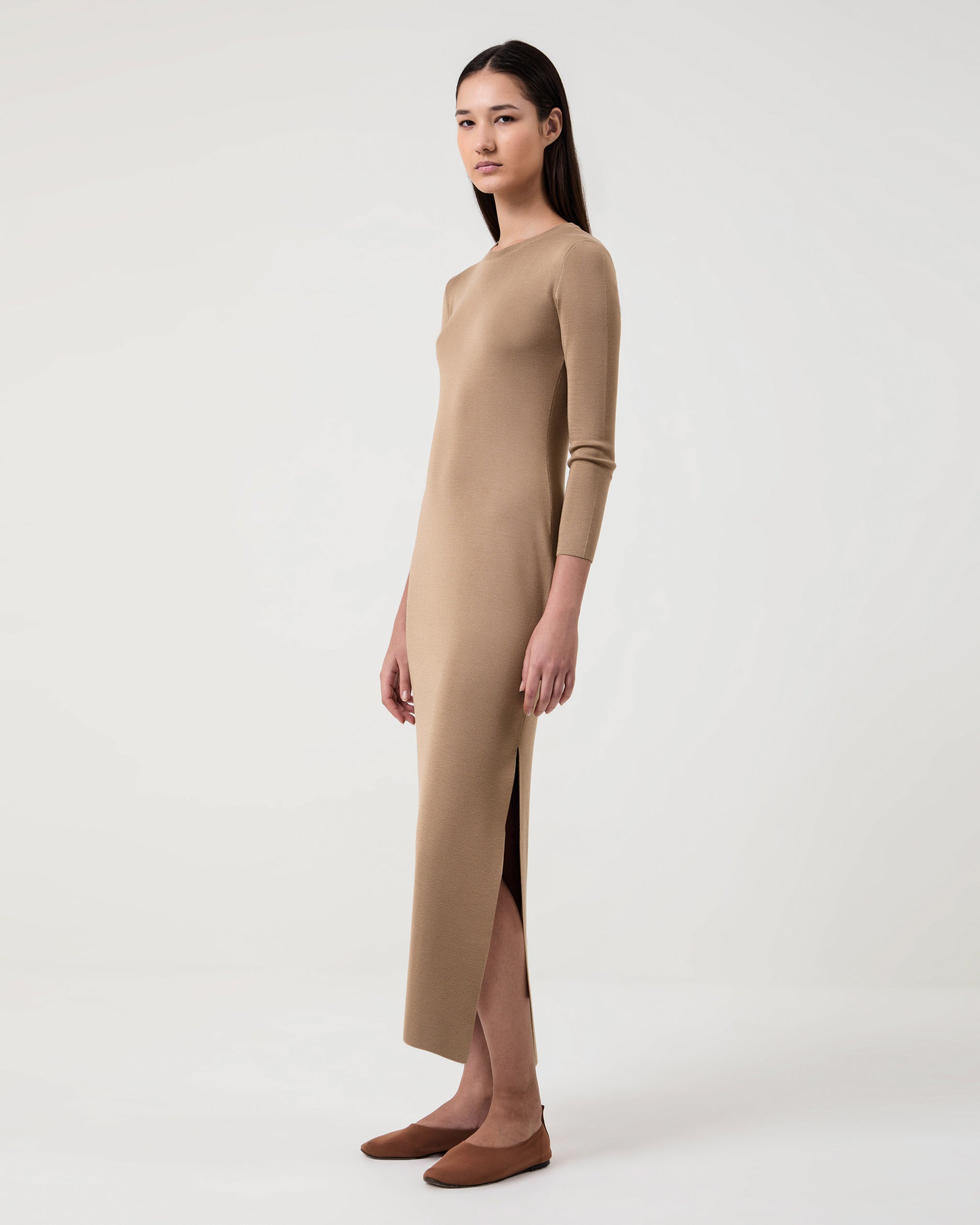 Elisabetta Dress Camel