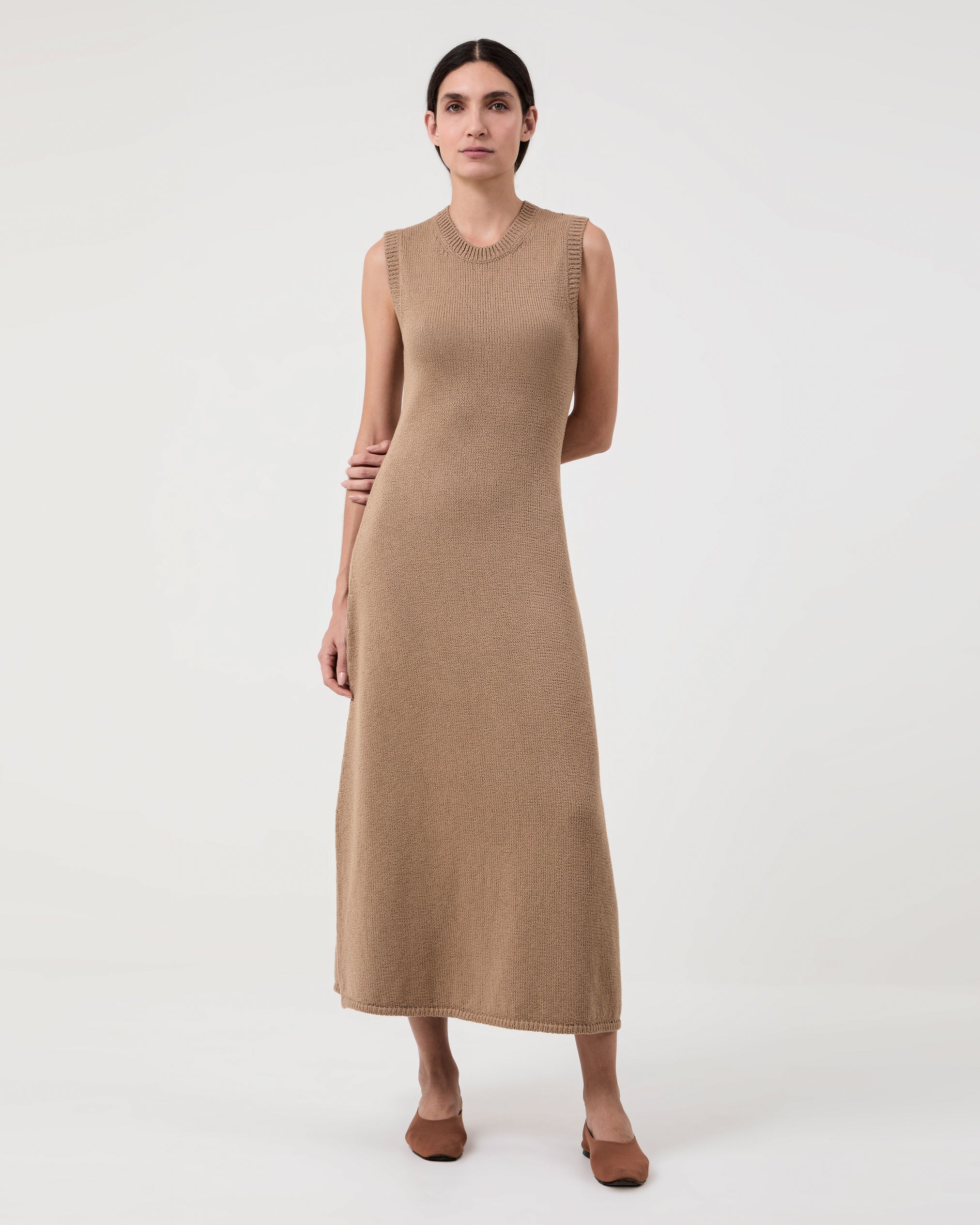 Violeta Dress Camel